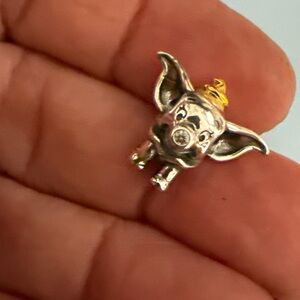 Silver and Gold Pig Charm for Small Pets Accessories